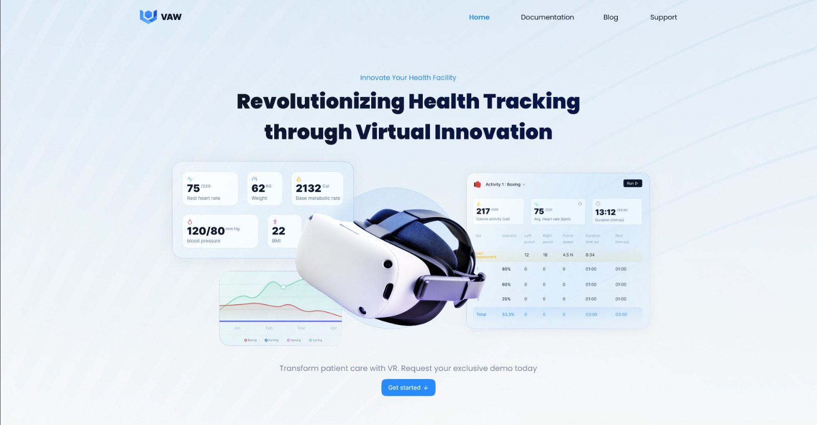 Vaw - Fitness Gaming Platform